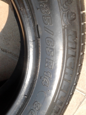 185/65R14 MICHELIN ENERGY ENERGY XM1  มี 2 เส้น tel.081-427-3941