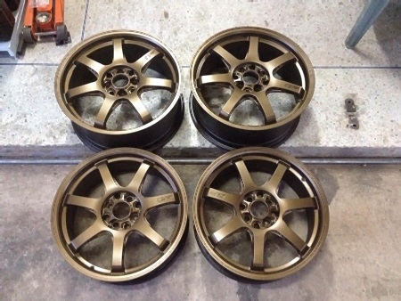 เเม็กมือสอง mugen GP ขอบ17 กว้าง7.5 4รู100,114