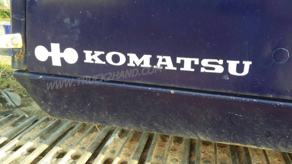 รถแบคโฮ ยี่ห้อโคมัตซุ รุ่น Pc100 รุ่น5S มีเล่มทะเบียน