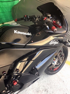 KAWASAKI NINJA 250 ปี2009 สภาพกริปๆ แต่งล้อโตของER6 ราคาเพียง 69500