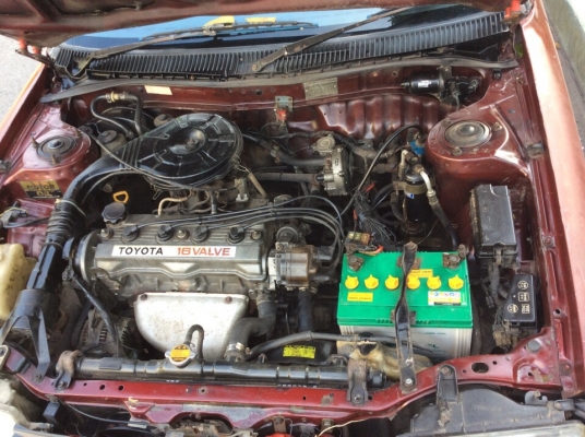 ขายรถโตโยต้า โคโรล่า ปี91 เครื่อง 1.6 เกียร์ธรรมดา ติดแก๊ส LPG กระจกไฟฟ้าทั้งคัน ภายในเดิมๆ เครื่องเสียงCD ทีวี ชุดกลางใช้ได้หมด สีมีริ้วรอยมีผุนิดหน่อย แม็ก14" รถขับดีเลยครับ ขับทางไกลได้เลย ภาษีไม่ขาดต่อ เอกสารพร้อม ขายถูกครับ