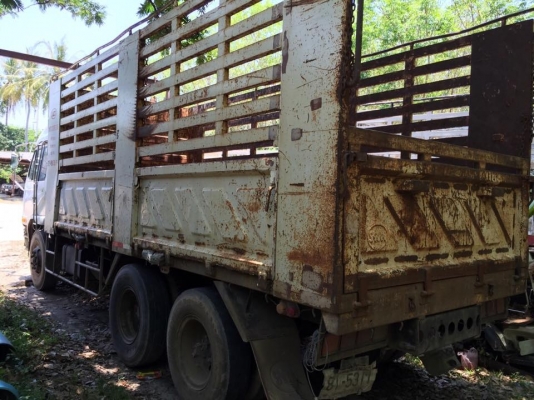 10 ล้อ เพลาเดียว หลังถนน NISSAN UD CDA 214 M-003718 250 แรง รถสภาพดีสวย กีะบะดอกเหล็กรั้วสู.