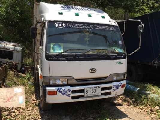 10 ล้อ เพลาเดียว หลังถนน NISSAN UD CDA 214 M-003718 250 แรง รถสภาพดีสวย กีะบะดอกเหล็กรั้วสู.