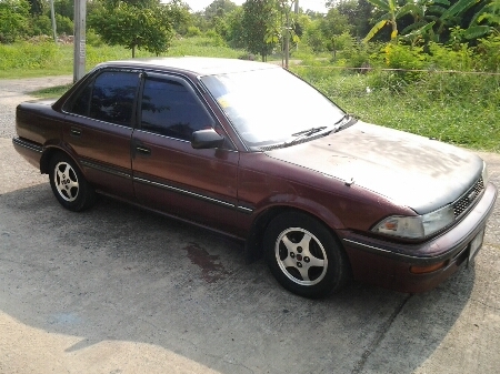 ขายรถยนต์ ปี91 โตโยต้า โคโรล่า รุ่นโดเรม่อน เครื่อง1600cc.ติดแก๊ส เกียร์ออโต้ พวงมาลัยเพาเวอร์ กระจกไฟฟ้า ภายในดี เครื่องดี ช่วงล่างดี ขายถูกๆ (รถบ้านไม่ใช่แท็กซี่)