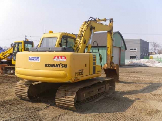 ถึงไทยแล้วครับ Komatsu PC120-6E 64776 2000yr 7919hr Wide shoe