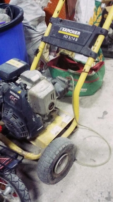 ปั๊มน้ำแรงดันสูง รุ่นรถเข็น สะดวกสบาย เครื่องฮอนด้าอย่างดี GC160