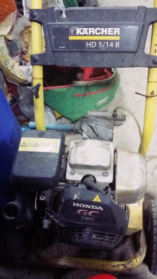 ปั๊มน้ำแรงดันสูง รุ่นรถเข็น สะดวกสบาย เครื่องฮอนด้าอย่างดี GC160