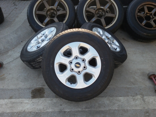 ขายล้อขอบ16 6รูพร้อมยางป้ายแดงชุดละ13500