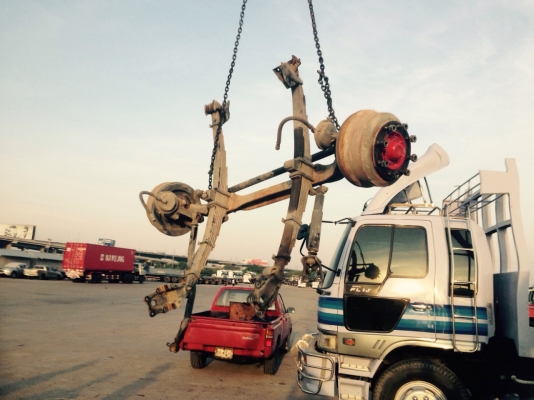 ขายคานหน้าอีซูซุ360พร้อมชุดแหนบ