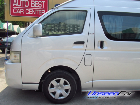 ใช้เงินออกรถ 54,000 บาท ผ่อนสบายๆ 12,xxx บาท /6ปี กับรถตู้ดีเซลล์คันนนี้ TOYOTA COMMUTER ปี2007 แอร์ไมโครบัส ชุดแต่งวีไอพีเล็ก เบาะหนัง 4 แถว โทร 0922726669 คุณตันหยง