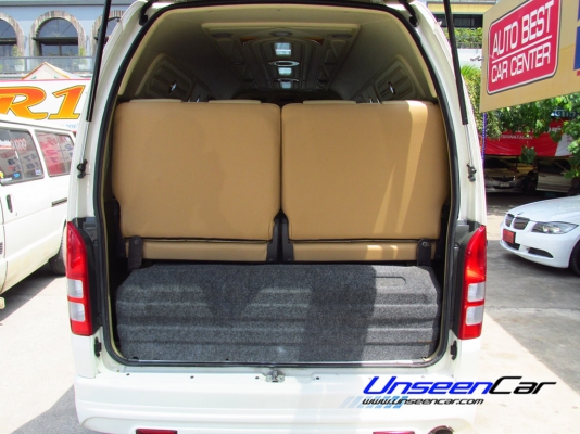 กับรถตู้แต่งวีไอพีเต็มๆ มีทีวี เบาะหนัง  TOYOTA ปี 2008 สีขาว โฉม COMMUTER เกียร์ MT เบนซิน LPG ราคา 649,000 บาท เท่านั้น เรามีบริการไฟแนนซ์รองรับตลอดเวลา  เพียงท่านตรียมเอกสารมาหาเรานะคะ โทร 0922726669 คุณตันหยงค่ะ