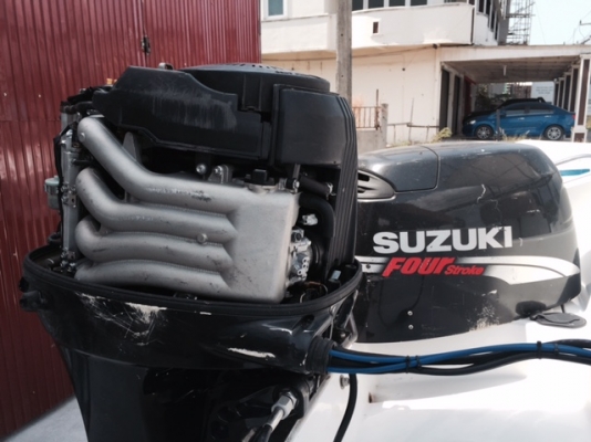 ขายเครื่องเรือ Suzuki 90 4จังหวะ สตาร์ทไฟฟ้า ทริมไฟฟ้า