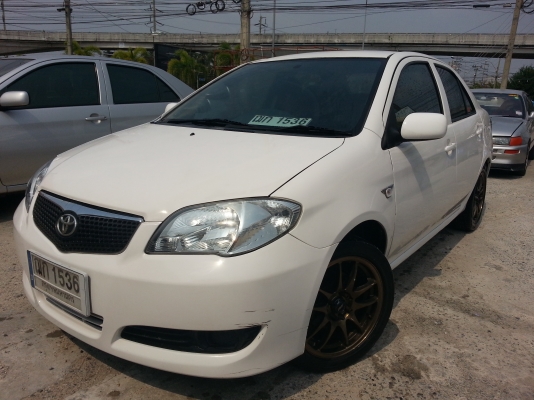 ขายรถแต่วviosล้อแท้ยางใหม่ ไฟหน้าซิลนอล  สวยสวยสีเต็มเอกสารครบพร้อมโอน