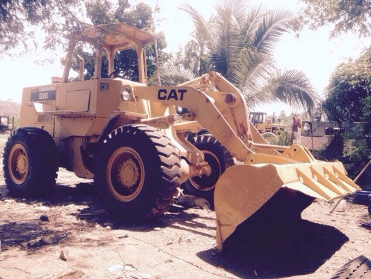ขายรถตัก CAT 916 เดิมๆ ตามรุ่น เครื่องดี ทำงานไว เอกสารสัญญาซื้อขาย