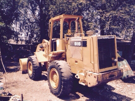 ขายรถตัก CAT 916 เดิมๆ ตามรุ่น เครื่องดี ทำงานไว เอกสารสัญญาซื้อขาย