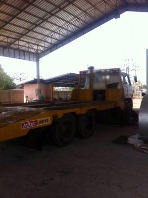 ขายรถสิบล้อเทเลอร์ NISSAN UD CW30 วางเครื่อง 290 turbo เหล็กไอบีม