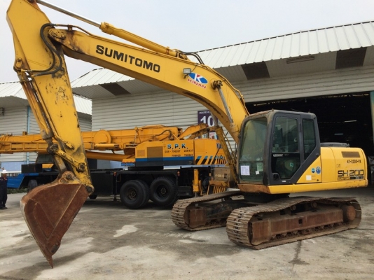 Sumitomo SH200-5 ปี 2010 อยากขายตัดในราคาถูกมาก รบกวนโทรสอบถามนะครับ