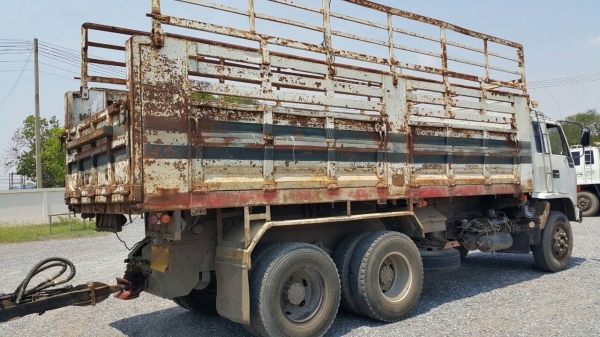 ขายรถพ่วง 18 ล้อ 2 เพลา แม่.ลูก กระบะเหล็กดั้ม ISUZU 240 รถพร้อมใช้ ราคาย้อมๆแค่.1250000 ต่อรอง สนใจโทรจองด่วน