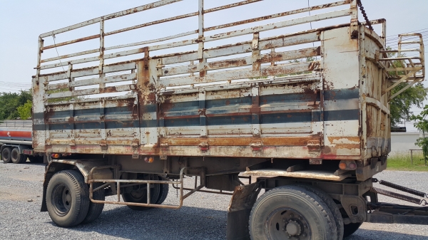 ขายรถพ่วง 18 ล้อ 2 เพลา แม่.ลูก กระบะเหล็กดั้ม ISUZU 240 รถพร้อมใช้ ราคาย้อมๆแค่.1250000 ต่อรอง สนใจโทรจองด่วน