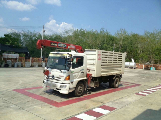 รถฮีโน่ 6 ล้อดั้ม FC9J 175 แรงม้า. ปี 55  ( ติดเครน 3 ตัน. )  ( รถวิ่ง 32,xxx กม. )   สนใจติดต่อ 081 - 6079515