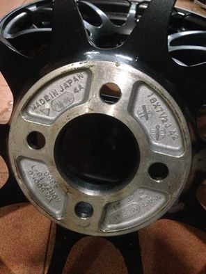 ขายล้อแท้ ADVAN RZ ขอบ18 4/100 1คู่ 6,500