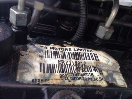 เครื่องคอมมอนเรลพร้อมเกียร์และกล่อง TATA