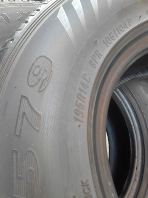 195R14  MAXXIS MA 579 ชุด 4 เส้น tel.081-427-3941