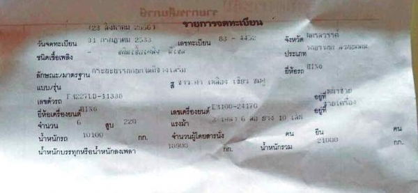 ขายรถดั๊ม HINO SUMO 227 10 ล้อ พร้อมใช้งาน