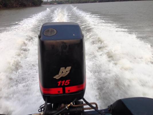 ขายเรือแบส 17 ฟุต 150,000.เมอร์คิวรี่ 115 แรง