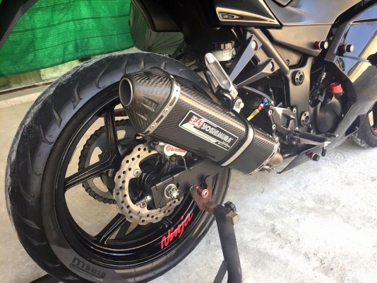 KAWASAKI NINJA 250 ปี2009 สภาพกริปๆ แต่งล้อโตของER6 ราคาเพียง 69500