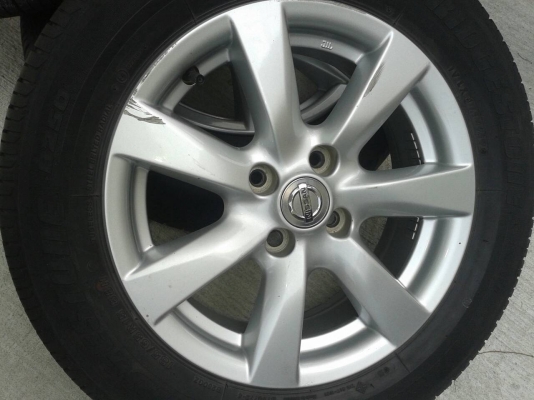 ล้อแม็คเดิม Almela ขอบ 15 พร้อมยางบริสโตนปี12