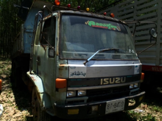 6 ล้อดั้ม 195 แรง ISUZU FTR32FR รถหางแท้ ดั้มสามมิตร ยาว 3.8 ยาง 900-20 เล่มพร้อม