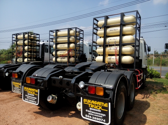 ขายหัวลาก NISSAN UD เครื่อง PE6  260 แรงม้าระบบ NGV 100\% เอกสารก๊าสครับ รถเช็คใหม่หมด พร้อมทะเบียน พร้อมใช้ รถสวยมาก