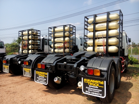 ขายหัวลาก NISSAN UD เครื่อง PE6  260 แรงม้าระบบ NGV 100\% เอกสารก๊าสครับ รถเช็คใหม่หมด พร้อมทะเบียน พร้อมใช้ รถสวยมาก