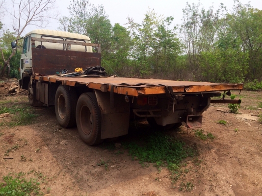 ขายด่วน  รถสิบล้อพื้นเรียบพ่วงแม่-ลูก  HINO  KT925   พร้อมใช้งาน  เอกสารพร้อม