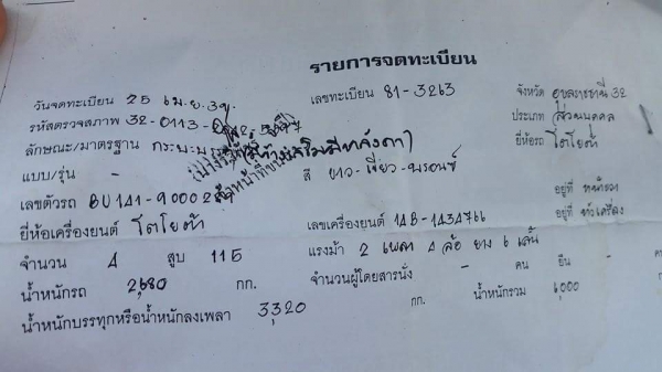 TOYOTA DYNA 6ล้อ 115 แรงม้า สภาพดี