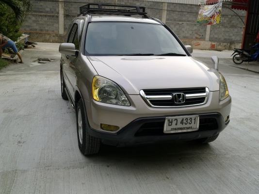 Honda CRV I-VTEC ปี 2002 สีบรอนซ์ทอง เกียร์ออโต้