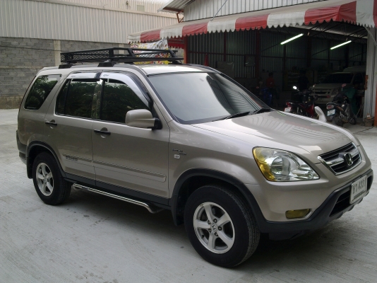 Honda CRV I-VTEC ปี 2002 สีบรอนซ์ทอง เกียร์ออโต้