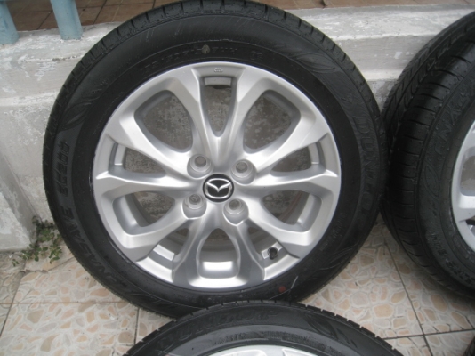 ขายล้อแม็กป้ายแดง New mazda2 15" ยางปี15 สนใจติดต่อเล็กคลองสามครับ 081-3747940