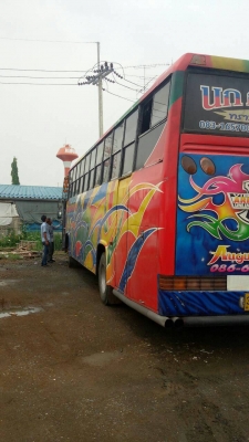 รถบัส nissun ยาว 12 เมตร เครื่อง EP6 เทอร์โบ เบรก จิฟฟี่ พวงมาลัยเพาเวอร์  สภาพพร้อมใช่งาน ทะเบียน ม. 79