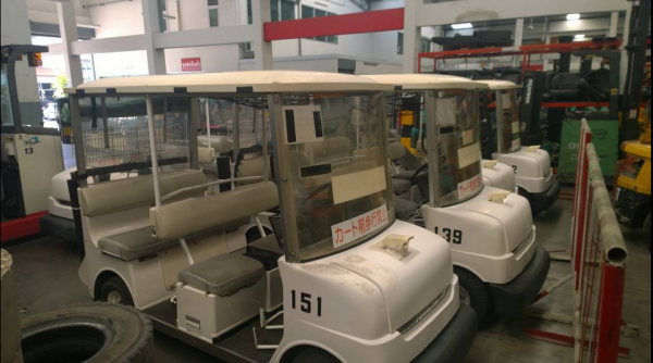 จำหน่ายรถกอล์ฟ HITACHI-HIC860Q ไฟฟ้า 4 ที่นั่ง ปี 2006 ปรับสภาพแล้ว