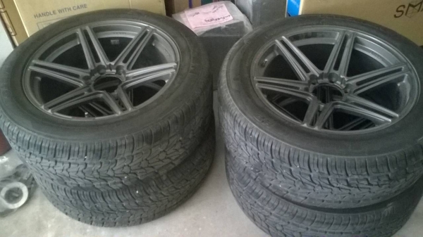 Lenso Project-D Spec Gล้อแท้ขอบ20พร้อมยางดีดอกเต็มปี13