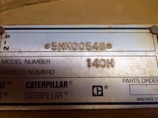 ขายด่วน  รถเกรดดิน CAT  140 H  สภาพดีมาก  พร้อมใช้งาน   เอกสารพร้อม