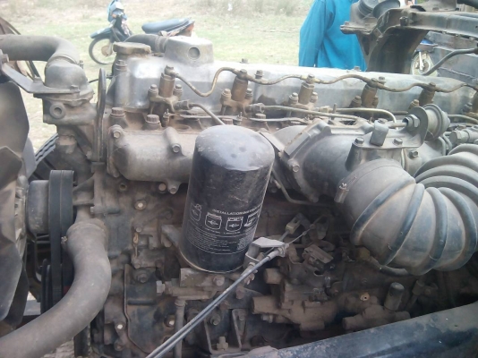 ขาย 10 ล้อดั้มหลงฟูโช่รุ่น FN527MA 26173 เครื่อง6D16 195 แรง 10 สปีด ปี 46