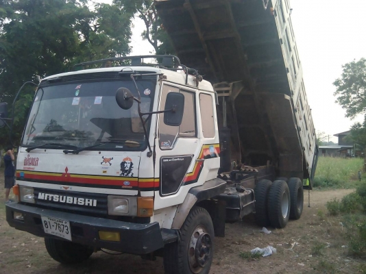 ขาย 10 ล้อดั้มหลงฟูโช่รุ่น FN527MA 26173 เครื่อง6D16 195 แรง 10 สปีด ปี 46