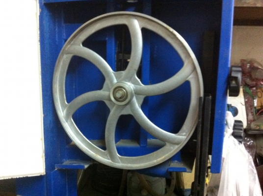 เลื่อยสายพาน OAV ขนาดมอเตอร์ 3/4 แรงม้า ใข้ไฟบ้าน 220 V.