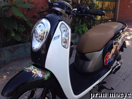scoopy-iสีขาวดำ ปี2557