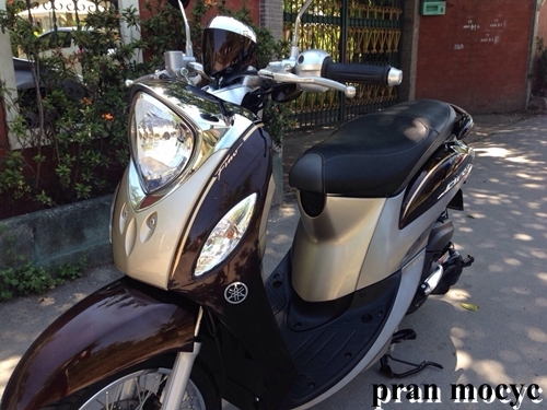 ขาย New fino fi หัวฉีด ตัวท็อปสีน้ำตาทเทา ปี2014 กุญเเจรีโมท ไมล์เเท้ 6736 กม.