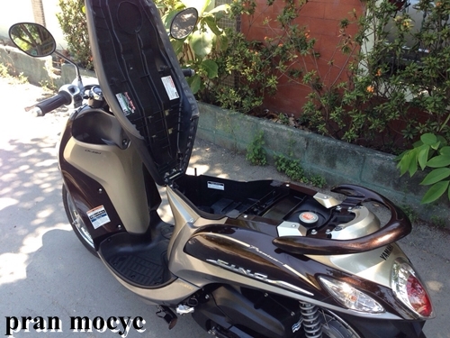 ขาย New fino fi หัวฉีด ตัวท็อปสีน้ำตาทเทา ปี2014 กุญเเจรีโมท ไมล์เเท้ 6736 กม.