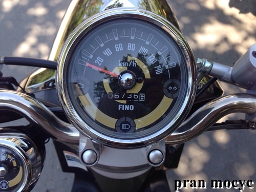 ขาย New fino fi หัวฉีด ตัวท็อปสีน้ำตาทเทา ปี2014 กุญเเจรีโมท ไมล์เเท้ 6736 กม.